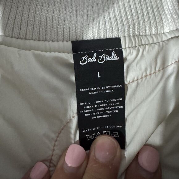 Bad Birdie Women’s The Cozy Jacket - White Onyx Size Large Nwt - Picture 7 of 10